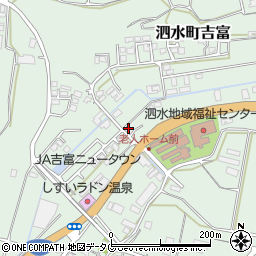 熊本県菊池市泗水町吉富2834周辺の地図