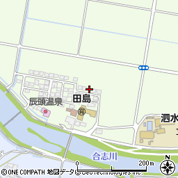 熊本県菊池市泗水町田島597周辺の地図
