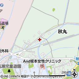 熊本県玉名市秋丸56-1周辺の地図