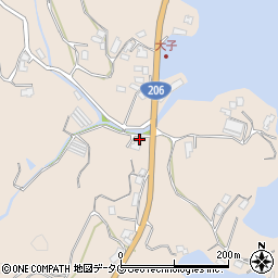 長崎県長崎市琴海形上町320周辺の地図