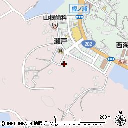 長崎県西海市大瀬戸町瀬戸福島郷1457周辺の地図