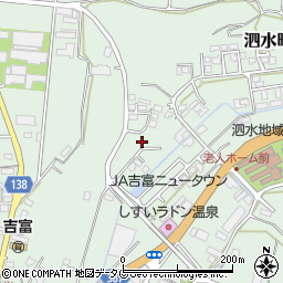 熊本県菊池市泗水町吉富2807周辺の地図