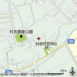 熊本県菊池市泗水町吉富690周辺の地図