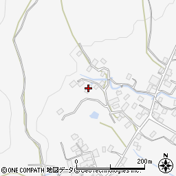 熊本県阿蘇市的石588-1周辺の地図