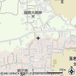 熊本県玉名市中尾424周辺の地図