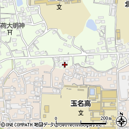 熊本県玉名市中尾465周辺の地図