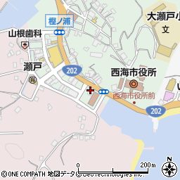 長崎西彼農業協同組合　大瀬戸支店周辺の地図