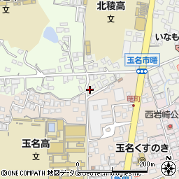 熊本県玉名市立願寺195-1周辺の地図