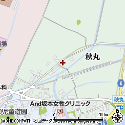 熊本県玉名市秋丸63周辺の地図