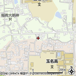 熊本県玉名市中尾462周辺の地図