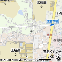 熊本県玉名市中尾494周辺の地図