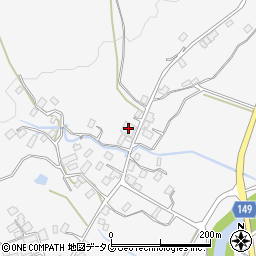 熊本県阿蘇市的石873周辺の地図