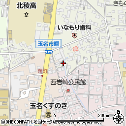 熊本県玉名市立願寺134-3周辺の地図