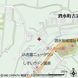 熊本県菊池市泗水町吉富2804周辺の地図