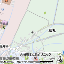 熊本県玉名市秋丸52周辺の地図