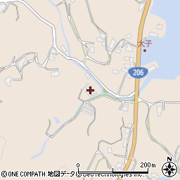 長崎県長崎市琴海形上町335周辺の地図