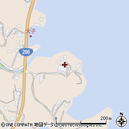 長崎県長崎市琴海形上町286周辺の地図