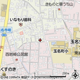 熊本県玉名市立願寺124周辺の地図