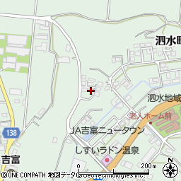 熊本県菊池市泗水町吉富2767周辺の地図