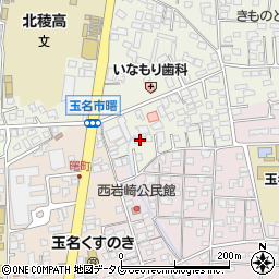 熊本県玉名市立願寺131周辺の地図