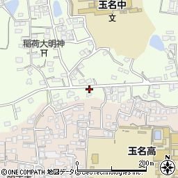 熊本県玉名市中尾460周辺の地図