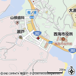 長崎銀行大瀬戸支店周辺の地図