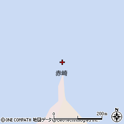 赤崎周辺の地図