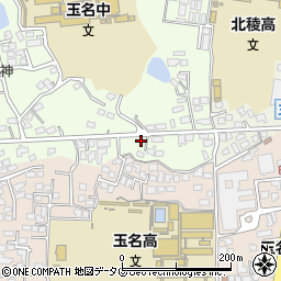 熊本県玉名市中尾476周辺の地図