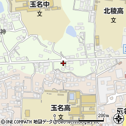 熊本県玉名市中尾476周辺の地図