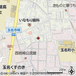 熊本県玉名市立願寺127周辺の地図