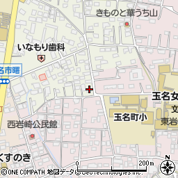 熊本県玉名市立願寺122周辺の地図