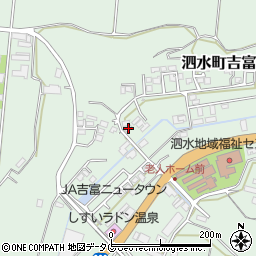 熊本県菊池市泗水町吉富2838周辺の地図