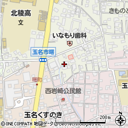 熊本県玉名市立願寺136周辺の地図
