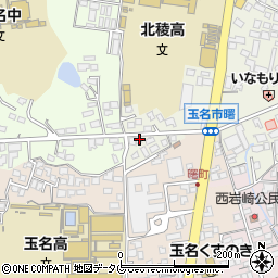 熊本県玉名市立願寺196-5周辺の地図