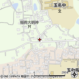 熊本県玉名市中尾426周辺の地図