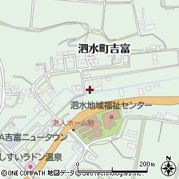 熊本県菊池市泗水町吉富2845周辺の地図