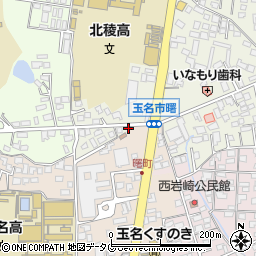 熊本県玉名市立願寺190-4周辺の地図