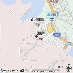 長崎県西海市大瀬戸町瀬戸福島郷1507周辺の地図