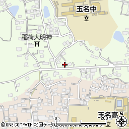 熊本県玉名市中尾428周辺の地図