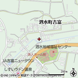 熊本県菊池市泗水町吉富2846周辺の地図