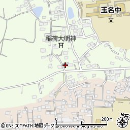熊本県玉名市中尾286周辺の地図