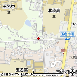 熊本県玉名市中尾497周辺の地図