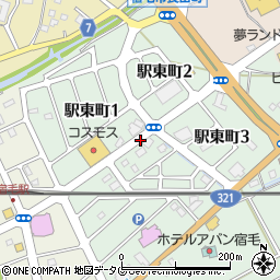高知県宿毛市駅東町周辺の地図