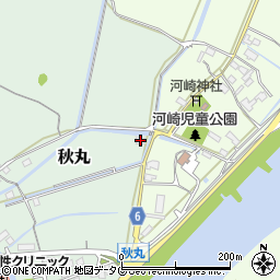 熊本県玉名市秋丸158-1周辺の地図