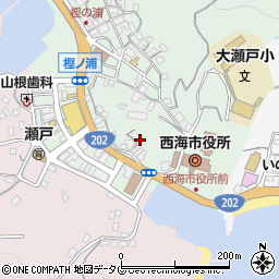 長崎県西海市大瀬戸町瀬戸樫浦郷2297周辺の地図
