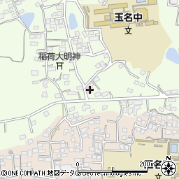 熊本県玉名市中尾421-1周辺の地図