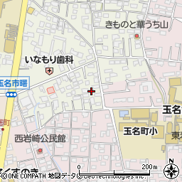 熊本県玉名市立願寺121周辺の地図