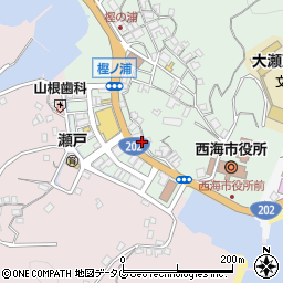 長崎県西海市大瀬戸町瀬戸樫浦郷2265周辺の地図