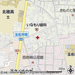 熊本県玉名市立願寺138周辺の地図