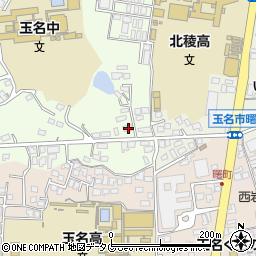 熊本県玉名市中尾490-1周辺の地図